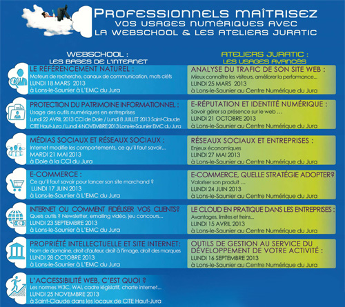 Programme webschool du Jura 2013